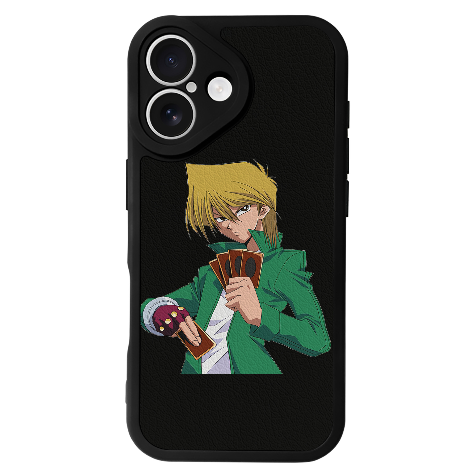 （画像用） 遊☆戯☆王 Yu-Gi-Oh! 【iPhone 16シリーズ対応】シリコンスマホケース（レザー調） 材質：シリコン